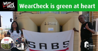 WearCheck is green at heart