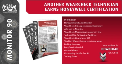 The latest WearCheck’s Monitor newsletter offers valuable insights